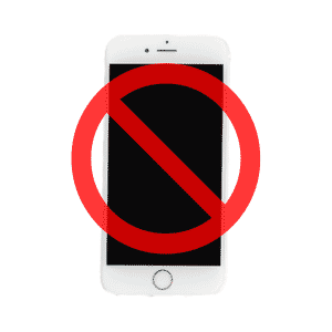 prohibited cellphone