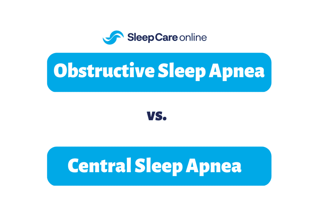 obstructive sleep apnea vs central sleep apnea